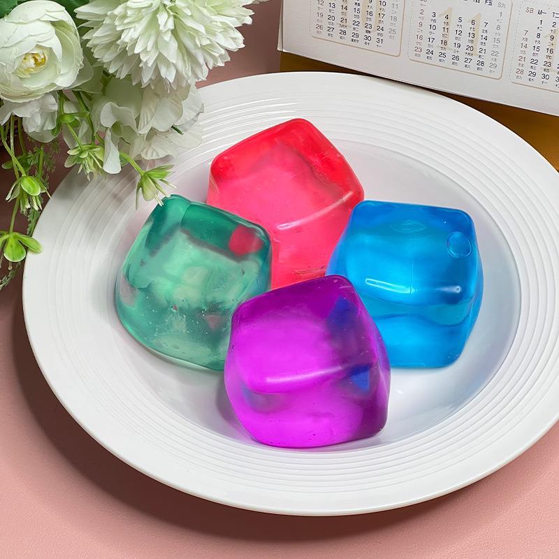 Transparent Ice Cube Stress Toy